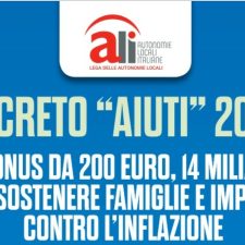 DECRETO "AIUTI" 2022: LE SCHEDE DI ALI - AUTONOME LOCALI ITALIANE